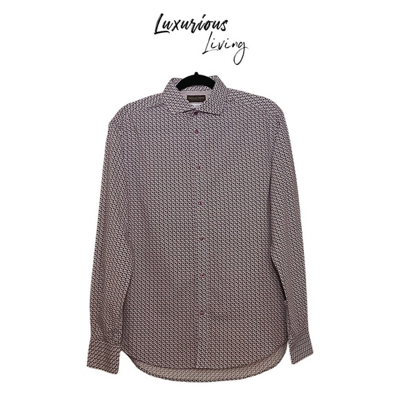 Thomas Dean Performance Long Sleeve Shirt - Picture 1 of 2